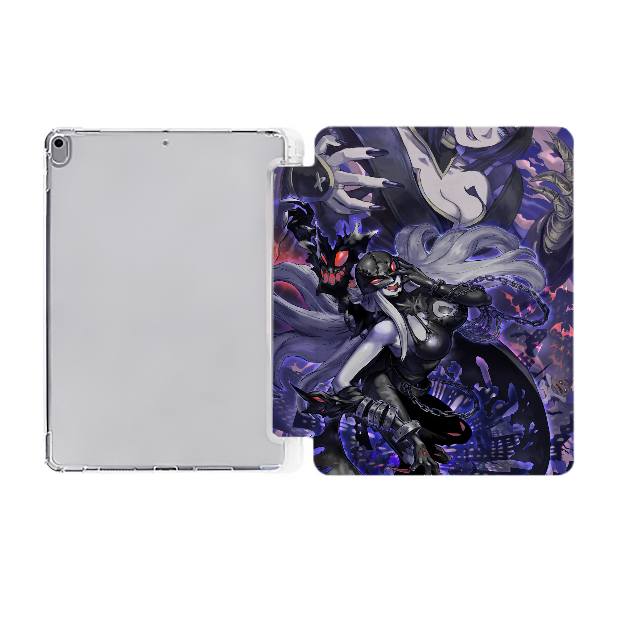 （画像用） Digimon デジタルモンスター/デジモン IPad ケース ペン収納付き 三つ折りスタンド PUレザー×シリコン 対応機種9.5/10.5/10.9インチ